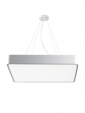Светильник светодиодный Geometria Quadro SPO-164-W-40K-110 110Вт 4000К 17300Лм IP40 800*800*80 белый подвесной | Б0050588 | ЭРА