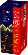 Светодиодная новогодняя гирлянда ERAPS-NP3 нить 3 м тёплый свет 30 LED | Б0051887 | ЭРА
