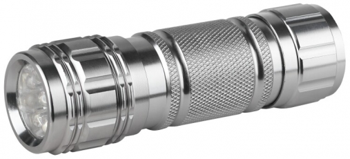 Фонарь универсальный 9xLED 3хААА SD9 алюминиевый | C0027216 | ЭРА