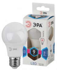 Лампа светодиодная LED A60-9W-840-E27 | Б0032247 | ЭРА
