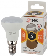 Лампа светодиодная LED R39-4W-827-E14 Лампы СВЕТОДИОДНЫЕ СТАНДАРТ ЭРА (диод, рефлектор, 4Вт, тепл, E14) | Б0017225 | ЭРА