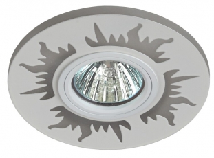 Светильник светодиодный DK LD30 WH /1 декор cо светодиодной подсветкой MR16 220V max 11W белый | Б0046910 | ЭРА