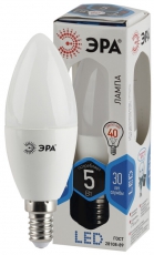 Лампа светодиодная СТАНДАРТ LED B35-5W-840-E14 (диод, свеча, 5Вт, нейтр, E14) | Б0047932 | ЭРА