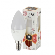Лампа светодиодная СТАНДАРТ LED B35-9W-827-E14 (диод, свеча, 9Вт, тепл, E14) | Б0047935 | ЭРА