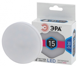 Лампа светодиодная LED GX-15W-840-GX53 (диод, таблетка, 15Вт, нейтр, GX53) | Б0036552 | ЭРА