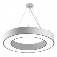 Светильник светодиодный Geometria Ring SPO-134-W-40K-056 56Вт 4000К 4200Лм IP40 800*800*80 белый подвесной | Б0050564 | ЭРА