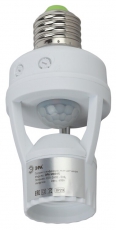 Датчик движения MD 015 белый E27 60Вт 360гр 6м IP20 (50/1600) | Б0043792 | ЭРА