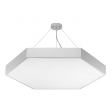 Светильник светодиодный Geometria Hexagon SPO-121-W-40K-038 38Вт 4000К 4000Лм IP40 600*600*80 белый подвесной | Б0050550 | ЭРА