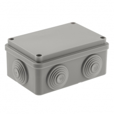 Коробка распределительная о/у на винтах 6 гермовводов IP55 KORv-120-80-50-6g | Б0052730 | ЭРА