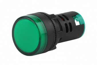 Лампа AD22DS(LED)матрица d22мм зеленый 24В AC/DC (10/1000/12000) | Б0045611 | ЭРА