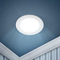 Светильник светодиодный встраиваемый downlight LED 1 12Вт 6500К белый круг | Б0019833 | ЭРА