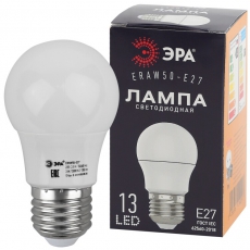 Лампы cветодиодные ERAW50-E27 LED A50-3W-E27 (диод. груша бел., 13SMD, 3W, E27, для белт-лайт) (10/100/3600) | Б0049582 | ЭРА