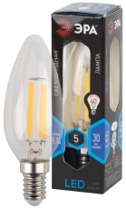 Лампа светодиодная LED 5Вт E14 220В 4000К F-LED B35 свеча | Б0019003 | ЭРА