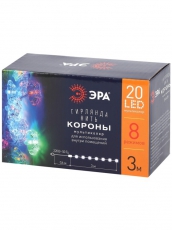 Гирлянда светодиодная Нить Короны 3 м мультиколор, 220V, ENIN-3K , IP20 (36/864) | Б0041898 | ЭРА