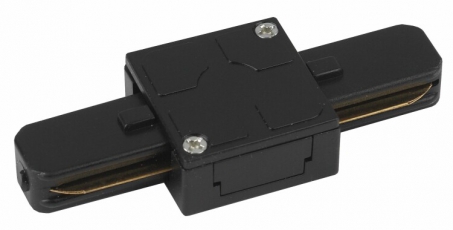 Коннектор для шинопровода прямой черный TR7-C 2W I BK | Б0032180 | ЭРА