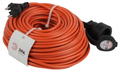 Удлинитель силовой ЭРА UPx-1-2x1-40m-IP44 в бухте б/з 40м 1 гн ПВС 2х1 | Б0046808 | ЭРА