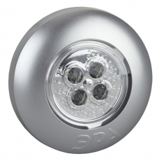 Светильник пушлайт (подсветка) 4хLED 3xAAA SB-503 Аврора серебристый (1 шт. в коробке) | Б0029183 | ЭРА