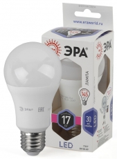 Лампа светодиодная LED 17Вт Е27 6000К A60-17W-860-E27 | Б0031701 | ЭРА