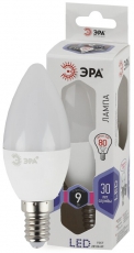 Лампа светодиодная LED 9Вт Е14 6000К smd B35-9W-860-E14 | Б0031403 | ЭРА