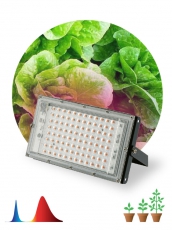 Фитопрожектор для растений светодиодный 80Вт FITO-80W-RB-LED-Y красно-синего спектра | Б0053082 | ЭРА