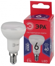 Лампа светодиодная RED LINE LED R50-6W-865-E14 R Е14 / Е14 6Вт рефлектор холодный дневной свет | Б0045335 | ЭРА