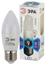 Лампа светодиодная СТАНДАРТ LED B35-9W-840-E27 (диод, свеча, 9Вт, нейтр, E27) | Б0047937 | ЭРА