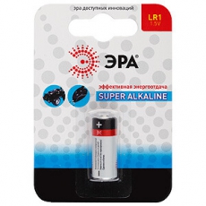 Батарейка щелочная (алкалиновая) LR1-1BL (12/144/10800) (LR1) | C0045625 | ЭРА