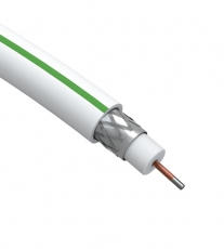 ЭРА Кабель коаксиальный SAT 703 B,75 Ом, CCS/(оплётка Al, 75%), PVC,цвет белый, бухта 100 м | Б0044608 | ЭРА