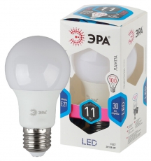 Лампа светодиодная LED 11Вт Е27 220В 4000К smd A60 шар | Б0029821 | ЭРА