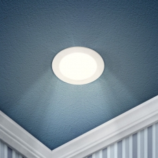 Светильник светодиодный встраиваемый downlight LED 1 6Вт 4000К белый круг | Б0017486 | ЭРА