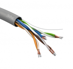 Кабель витая пара U/UTP 4x2x24 AWG Cat5e CCA PVC 305м SIMPLE (2/36) | Б0044434 | ЭРА