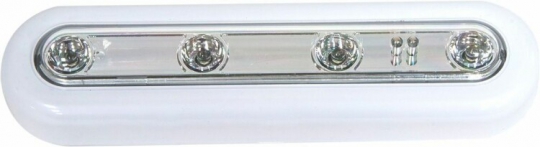 Светильник светодиодный FN1202 4LED 0,24W с датчиком касания, IP40, белый | 23293 | FERON