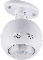 Датчик движения и освещенности SEN16 230V 1200W 8m 120°(гориз.) 360°(верт.) IP20, белый | 22074 | FERON