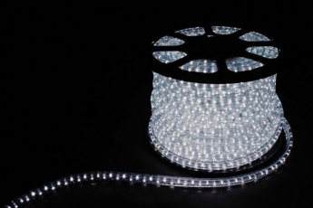 Дюралайт светодиодный 3W 50м квадр. 11х17мм 230V 72LED/м 2,88Вт/м, (2м/отрез), 2 аксесс., белый 7000K/ LED-F3W | 26070 | FERON