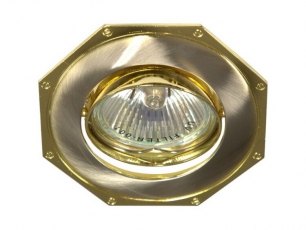 Светильник точечный встраиваемый декоративный 305T-MR16 50W G5.3 титан-золото/ Titan-Gold | 17570 | Feron