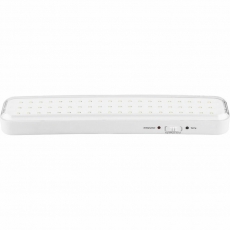 Светильник аварийного освещения аккумуляторный EL121 60LED AC/DC Li-ION батарея, белый, с наклейкой 