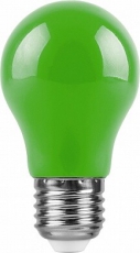 Лампа светодиодная для белт лайта LB-375 (3W) 230V E27 зеленый A50 | 25922 | FERON