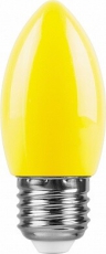 Лампа светодиодная для белт лайта LB-376 (1W) 230V E27 желтый свеча | 25927 | FERON