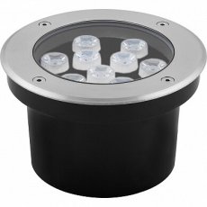 SP4113 Светильник тротуарный,9LED зеленый,9W,160*H90mm,вн.диаметр:110mm,IP67 | 32113 | FERON