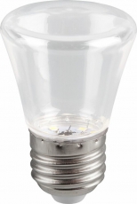 Лампа светодиодная LB-372 Колокольчик прозрачный E27 1W 6400K | 25908 | Feron