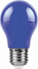 Лампа светодиодная для белт лайта LB-375 (3W) 230V E27 синий A50 | 25923 | FERON