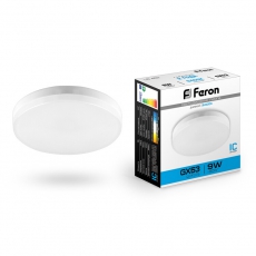 Лампа светодиодная LB-452 (9W) 230V GX53 6400K, для натяжных потолков | 25867 | FERON