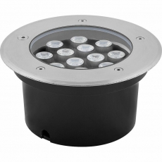 SP4114 Светильник тротуарный,12LED теплый белый,12W,180*H85mm,вн.диаметр:130mm,IP67 | 32021 | FERON