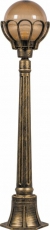 Светильник садово-парковый PL5046 60W 230V E27 230*230*1020MM черное золото (столб 1,02M) | 11549 | FERON
