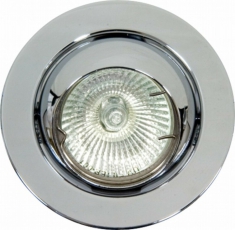 Светильник точечный встраиваемый декоративный DL12/DL3206 MR16 50W G5.3 хром | 15125 | Feron