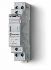 Модульное электромеханическое шаговое реле; 2NO 16А, 2 состояния; контакты AgSnO2; питание 48В DC; ширина 17.5мм | 202290484000 | Finder