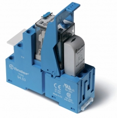 Интерфейсный модуль, электромеханическое реле; 3CO 10A; контакты AgNi; питание 24В DC; категория защиты IP20 | 583390240050SPB | Finder