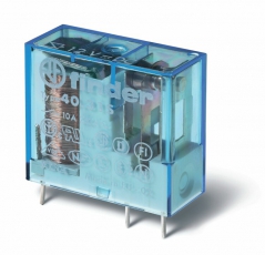 Миниатюрное универсальное электромеханическое реле; монтаж на печатную плату или в розетку; выводы с шагом 3.5мм; 1NO 10A | 403170120301 | Finder