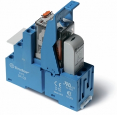 Интерфейсный модуль, электромеханическое реле; 2CO 10A; контакты AgNi; питание 24В DC; ATEX; категория защиты IP | 583290240048SMA | Finder