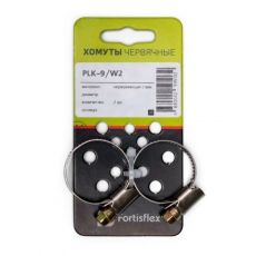 Хомуты червячные  PLK-9 (8-12)/W2 (2шт.) | 81449 | Fortisflex